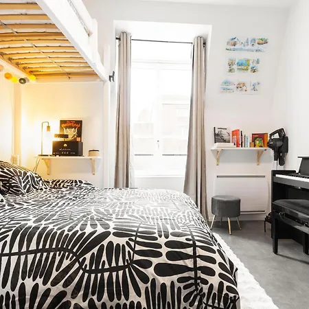 Apartment Au Pas De Bouffay, Perched Nest, Medieval Quarter Nantes